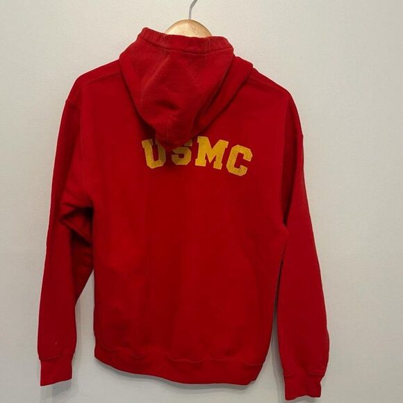 United States Marine Corps "USMC" Red Hoodie Size M - Picture 2 of 4